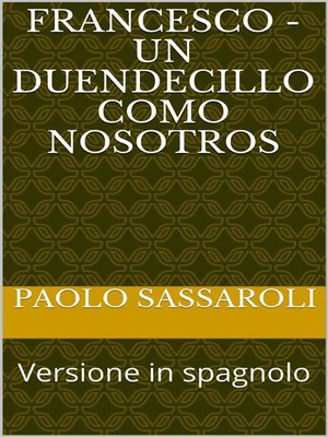 cover image of Francesco--Un duendecillo como nosotros